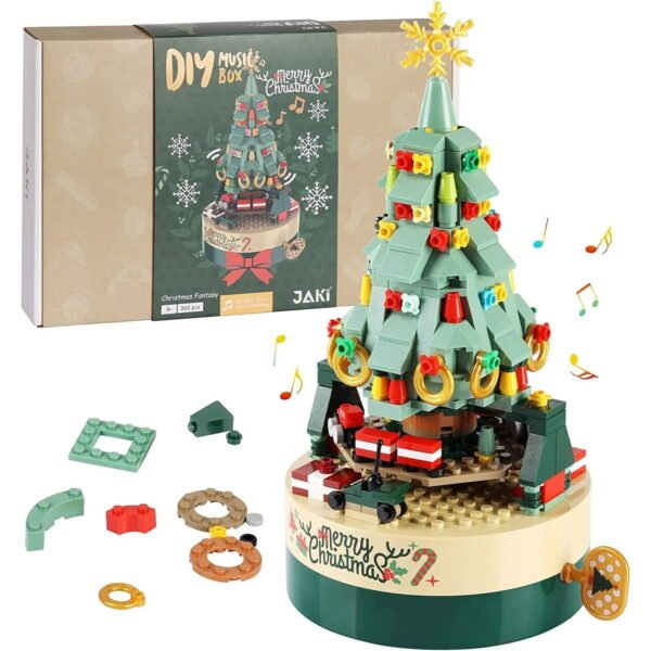 Toy Figure - Christmas Tree Music Box - Building Set Toy For Kids