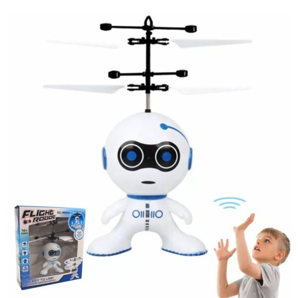 Toy Figure - Rechargeable Flying Robot Mini Drone Toy For Kids