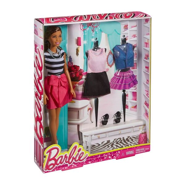 Toy Figure - Barbie Nikki Fashion Outfit Doll & Accessories Giftset