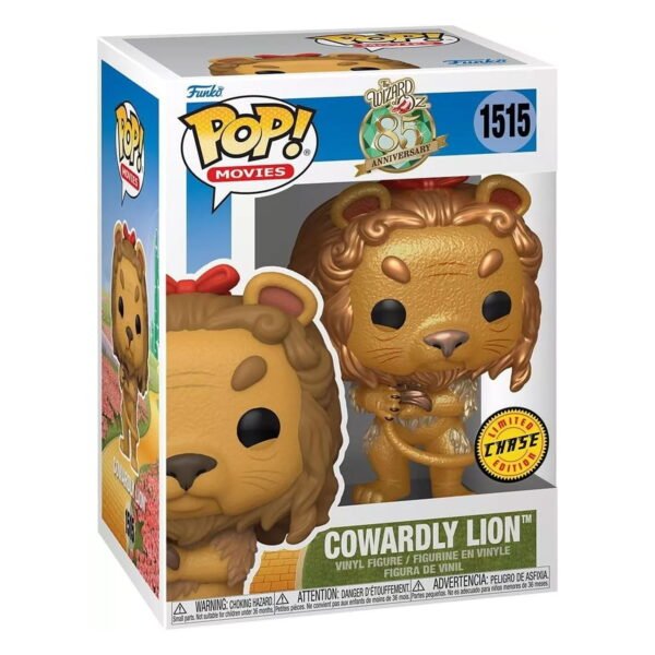 Toy Figure - Funko Pop Cowardly Lion With Protector & The Wizard Of Oz