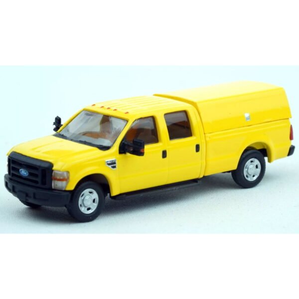 Toy Figure - Atlas Ho Ford F350 Yellow Crew Cab Pickup Ex-river Point