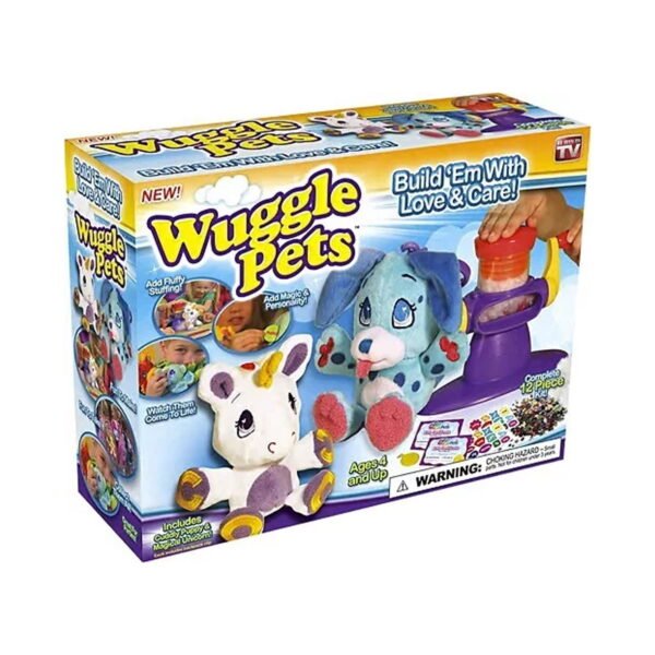 Toy Figure - Wuggle Pets Stuffed Animal Cuddly Puppy Toy & Unicorn Kit